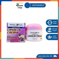 Kem cừu Healthy Care Lanolin cream with Vitamin E - 100g (Mẫu mới)
