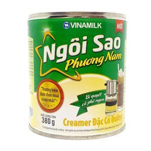 Kem đặc có đường Ngôi sao Phương Nam xanh lá lon 380g