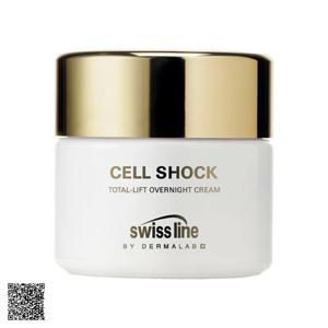 Kem đặc trị chống lão hóa da và nâng cơ toàn diện Cellshock Total Lift Over Night Cream Swissline