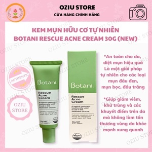 Kem đặc trị mụn hữu cơ Botani Rescue Acnes Cream 30g