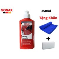 Kem Đánh Bóng Sơn Xe Mờ Xước Sonax 300100 Car Polish 250ml Tặng Khăn và Mút