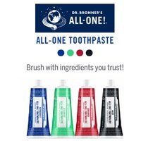 Kem đánh răng 70% hữu cơ 140g DR-BRONNER'S All-one-Toothpaste