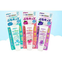Kem đánh răng an toàn khi nuốt vị trái cây Pigeon Nhật cho bé 1-6 Tuổi