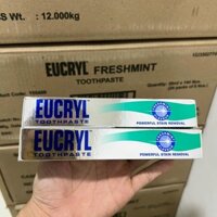 Kem Đánh Răng Bạc Hà Tẩy Trắng Eucryl Toothpaste UK 62g