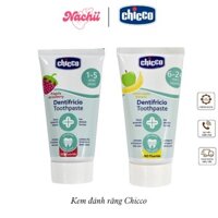 Kem đánh răng Chicco hương Dâu 12M+/Chuối 6m+