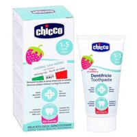 Kem Đánh Răng Chicco Hương Dâu (1-5T), Vị Táo Chuối (6-24M)