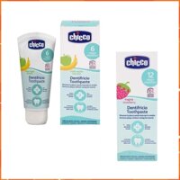 Kem đánh răng Chicco hương hoa quả NUỐT ĐƯỢC từ 6 tháng tuổi