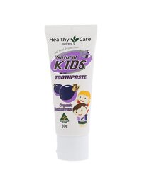 Kem đánh răng cho bé Healthy Care Natural Kids Toothpaste Organic Blackcurrant Flavour 50g