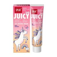 Kem Đánh Răng Cho Bé Hương Kem, Juicy Lab, Strengthening Toothpaste for Kids, Magic Ice Cream (80g) - SPLAT