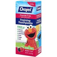 Kem đánh răng cho bé Orajel Fluoride-Free Berry Fun 3 Months To 4 Years 1.5Oz 42.5g