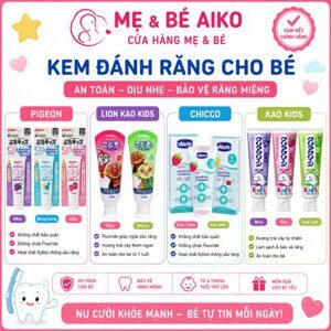 Kem đánh răng cho bé Pigeon (Dâu) 50g