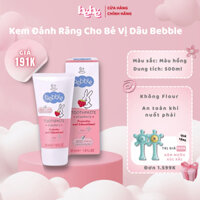 Kem đánh răng cho bé TOOHPASTE Bebble 50ml, Vị dâu