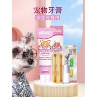 Kem đánh răng cho thú cưng, bàn chải đánh răng ngón tay, làm sạch răng cho chó và mèo, giảm hôi miệng, kem đánh răng tartar, làm sạch bàn chải