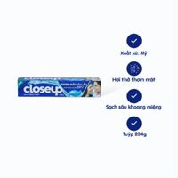 Kem Đánh Răng CLOSE UP Thơm Mát Bất Tận Tinh Thể Băng Tuyết tuýp 230g
