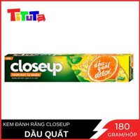 Kem Đánh Răng Closeup Dầu Quất Detox 180gr