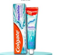 Kem đánh răng Colgate Max White hương bạc hà pha lê, với tinh thể cực trắng sáng, trắng răng trong 2 tuần 170g