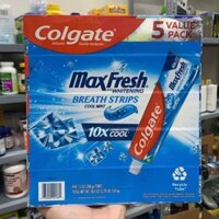 Kem Đánh Răng Colgate Maxfresh Whitening Breath Strips 206g/cây