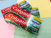 Kem đánh răng colgate maxfresh breath strips 170g value 2 pack