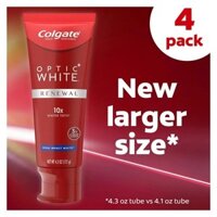 Kem đánh răng Colgate Optic White 116g - đánh tan mảng bám, trắng răng (Mexico)- 827854007678