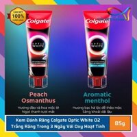 Kem Đánh Răng Colgate Optic White O2 Trắng Răng Trong 3 Ngày Với Oxy Hoạt Tính 85g/tuýp