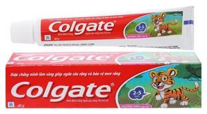 Kem đánh răng Colgate Tiger 40g cho bé từ 2-5 tuổi