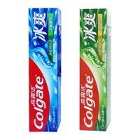 Kem đánh răng Colgate Triple Ice Cool Mint, hơi thở thơm mát, giảm mùi hôi, làm trắng răng, bảo vệ nướu