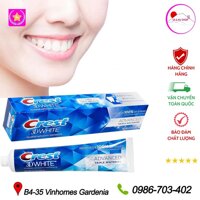 Kem Đánh Răng Crest 3D White Advanced Triple Whitening Siêu Trắng Sáng 158g - Chính hãng Mỹ