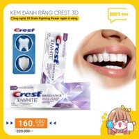 kem đánh răng Crest 3D White Brilliance 116g New