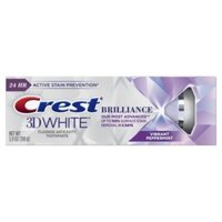 Kem đánh răng Crest 3D White Brilliance Vibrant Peppermint Teeth Whitening Toothpaste