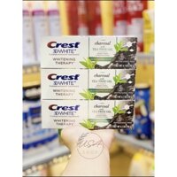 Kem đánh răng Crest 3D White Charcoal with tea tree oil 116g (Mẫu mới nhất của Crest)