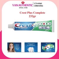 Kem Đánh Răng Crest Complete + Scope outlast ultra ,232g