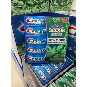 Kem đánh răng Crest Complete Extra Whitening Scope - 232gr