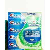 Kem đánh răng Crest của Mỹ, set 5 tuýp x232gram