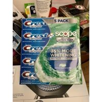 Kem Đánh răng Crest Scope Complete siêu trắng