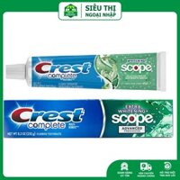 Kem Đánh Răng Crest Scope 184gr 35% Siêu Trắng Răng, Thơm Miệng