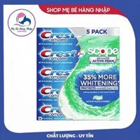 Kem Đánh Răng Crest Scope 184gr 35% Siêu Trắng Răng, Thơm Miệng