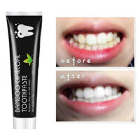 Kem đánh răng đen làm trắng răng than tre