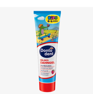Kem đánh răng Dontodent Kid 100ml của Đức cho trẻ trên 6 tuổi