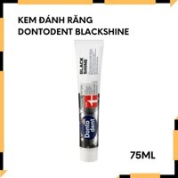 Kem đánh răng Dontodent BlackShine 75ml tinh chất than hoạt tính - Hàng nhập khẩu Đức