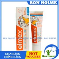 Kem đánh răng Elmex 50ml cho trẻ em, bé từ 0-6 tuổi ngừa sâu răng có chứa flour