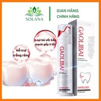 Kem Đánh Răng GAOLIBAI 120g, Gel Nano Bạc Đánh Bay Mảng Bám Cao Răng Ố Vàng Và Giúp Trắng Răng Hơi Thở Thơm Mát - Solana