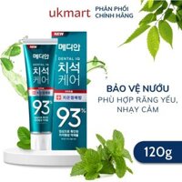 Kem Đánh Răng Hàn Quốc Trắng Răng MEDIAN DENTAL IQ 93 120g - Xanh Lam Tartar&amp;Gum