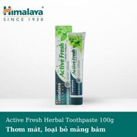 Kem đánh răng Himalaya Active Fresh Herbal Toothpaste bảo vệ nướu giúp hơi thở thơm mát