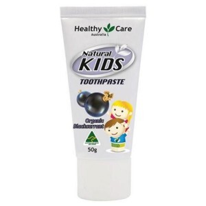 Kem đánh răng hương dâu cho trẻ em Healthy Care Natural Kids Toothpaste Organic Strawberry Flavour 50g