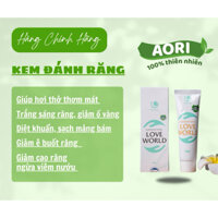 Kem đánh răng hương thảo trắng sáng và sạch mảng bám LOVE WORLD 60g