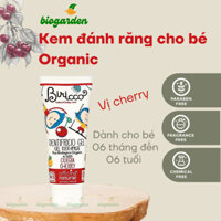Kem đánh răng hữu cơ cho bé vị cherry 75ml Biricco - Mỹ phẩm Organic cho bé - BioGarden