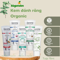 Kem đánh răng hữu cơ làm trắng răng vị Dừa - vị Bạc hà - bổ sung canxi 75ml Lavera - Mỹ phẩm Organic - BioGarden