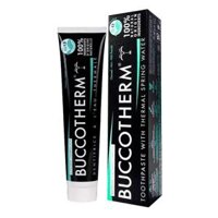 Kem Đánh Răng Hữu Cơ Than Hoạt Tính, Organic Whitening Toothpaste with Activated Charcoal, 3.0 oz (75ml) - BUCCOTHERM