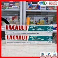 Kem đánh răng LACALUT sensitive chăm sóc mảng bám vệ sinh răng miệng 75G