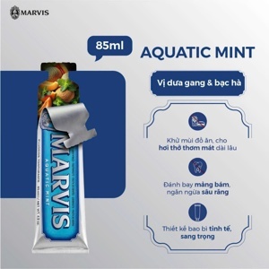 Kem đánh răng Marvis Aquatic Mint